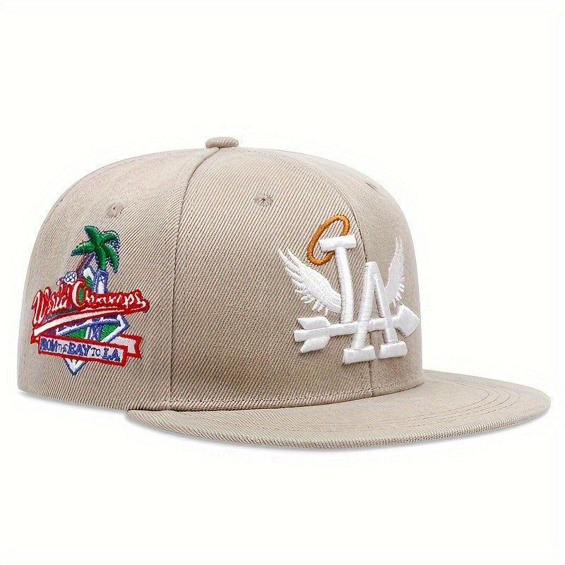 LA Flat Brim Hat – West Coast Coconut Tree Edition