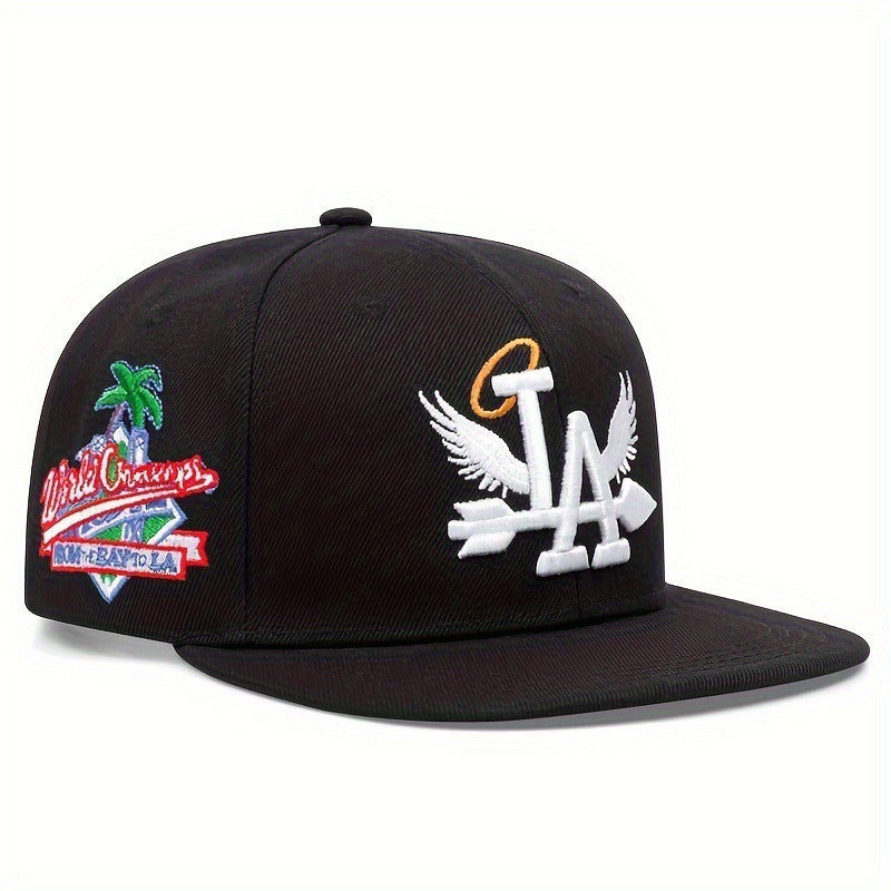 LA Flat Brim Hat – West Coast Coconut Tree Edition